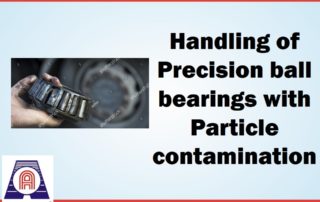 Precision Ball Bearings with particle contamination