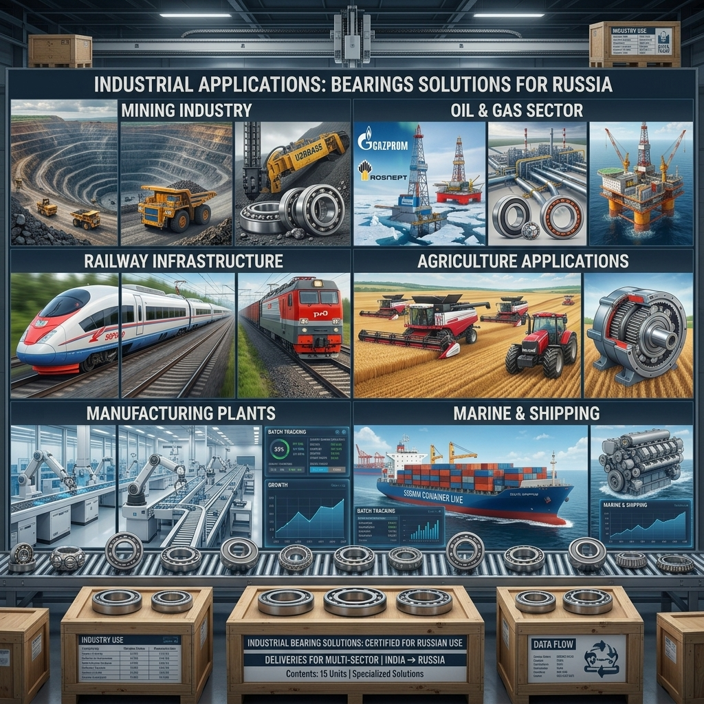 Industries in Russia That Benefit from Indian Bearing Supply