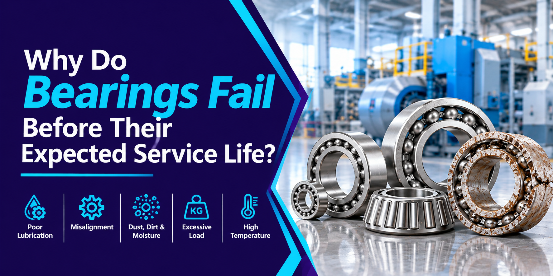 Why Do Bearings Fail Before Their Expected Service Life?